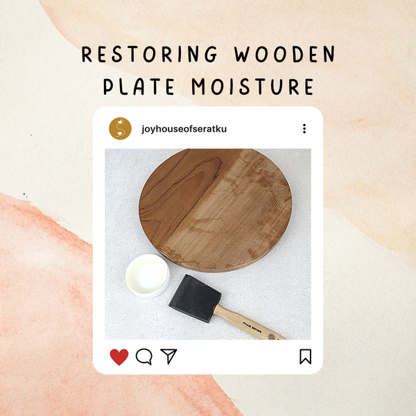 Restoring Moisture to Wooden Plates Using Wood Conditioner