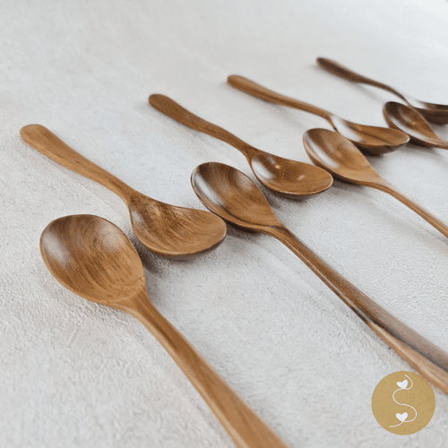 Joyhouseofseratku_Trusty Teak Japanese wooden spoon or wooden cutlery or soup spoon wooden
