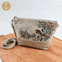 Load image into Gallery viewer, Joyhouseofseratku_Introducing our Dandelion versatile straw crossbody bag collection. From the chic woven straw crossbody bag design to its vintage charm, it&#39;s the ideal choice for women seeking both style and practicality. Whether you&#39;re exploring new destinations or enjoying daily outings, our medium-sized crossbody bag offers convenience and timeless elegance. Discover the best cross body bags for travel, perfect for teens and beyond.
