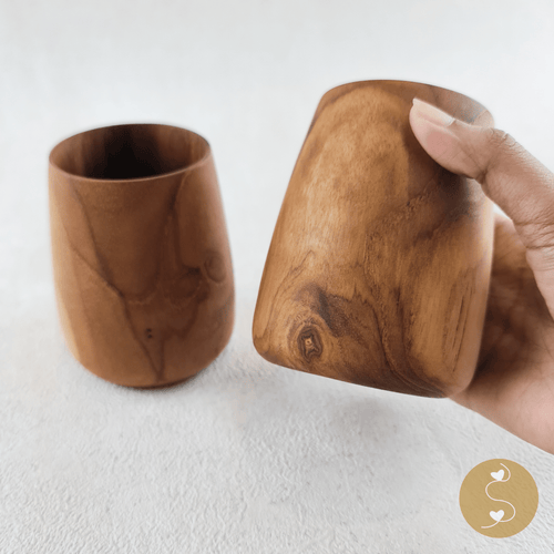 Joyhouseofseratku_Gem Teak wooden coffee mug, woods mug, wooden coffee mugs