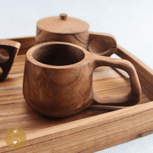 Load image into Gallery viewer, Joyhouseofseratku_Manna Teak Woods Mug the non breakable dishes or unbreakable dinner set or unbreakable dish set
