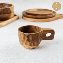 Load image into Gallery viewer, Joyhouseofseratku_Mirth Teak Wood the non breakable dishes, unbreakable dinner set, unbreakable dish set
