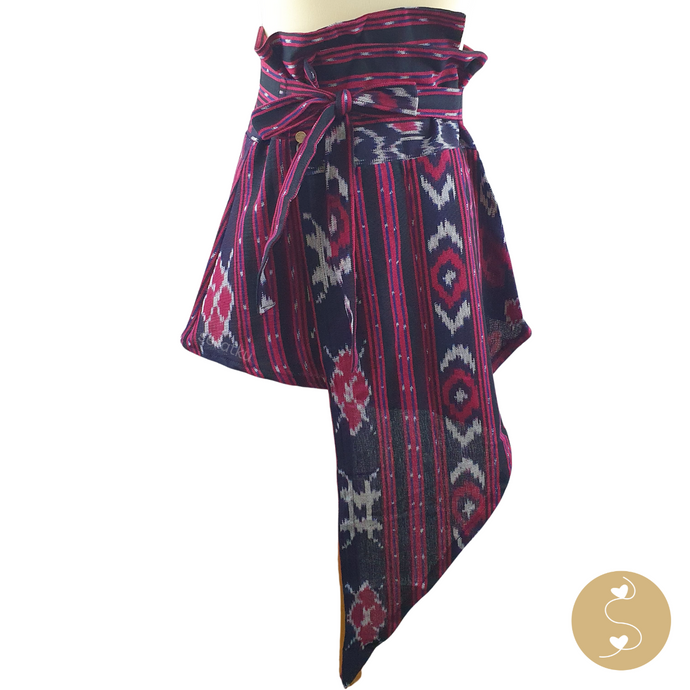 Joyhouseofseratku_Elevate your style with this vintage-inspired handmade cotton ikat handwoven sash, perfect for wrapping around your waist or draping over your shoulders. Embrace ethnic charm with its intricate patterns and boho flair, making it a versatile accessory for dresses, trousers, and classic shirts. Crafted with care from 100% cotton, this women's long wide sash is a unique addition to your wardrobe, showcasing artisanal craftsmanship and timeless elegance.