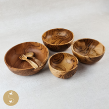 Load image into Gallery viewer, Joyhouseofseratku_Glee Teak Wood (wood dinnerware set, wooden plates and bowls)
