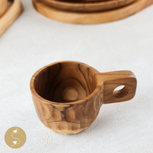 Load image into Gallery viewer, Joyhouseofseratku_Mirth Teak wood mug or wooden mug
