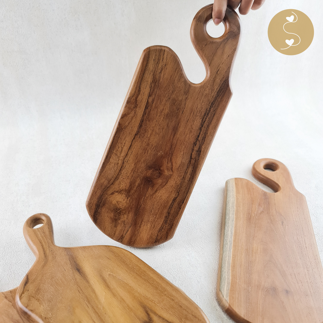 Joyhouseofseratku_Wonder Teak Wood food board, wood cheese board, serving boards wood