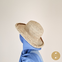 Load image into Gallery viewer, Joyhouseofseratku_Stay stylish and protected with our stylish collection of Daisy sunshield hat. These straw fishing hats for women are also perfect for any kayaking adventure.
