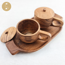 Load image into Gallery viewer, Joyhouseofseratku_Prize Teak wood tray with handles, wooden trays with handles, serving trays wooden
