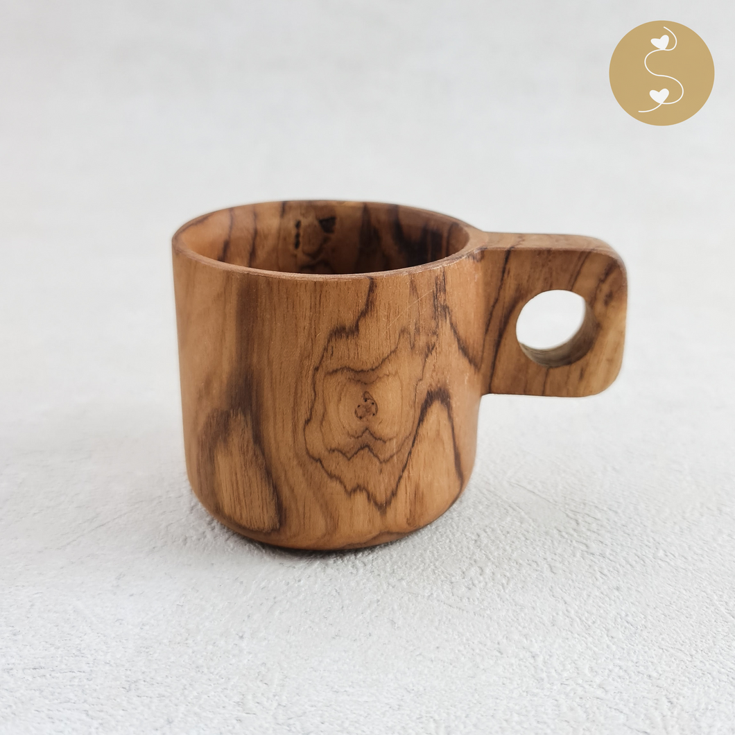 Joyhouseofseratku_Ambrosia Teak wooden mug as wood gifts for anniversary