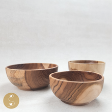 Load image into Gallery viewer, Joyhouseofseratku_Gem Teak Wood bowl display stand, wooden fruit bowl
