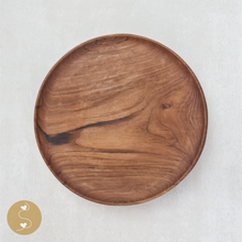 Load image into Gallery viewer, Joyhouseofseratku_Cheer Rustic Teak wooden bowls and plates, wooden dinnerware
